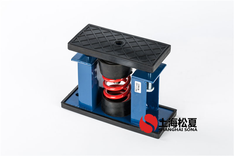 ZTF-1-600<a href='http://www.jshnzg.com' target='_blank'><u>彈簧減震器</u></a>安裝在斜流式管道風(fēng)機